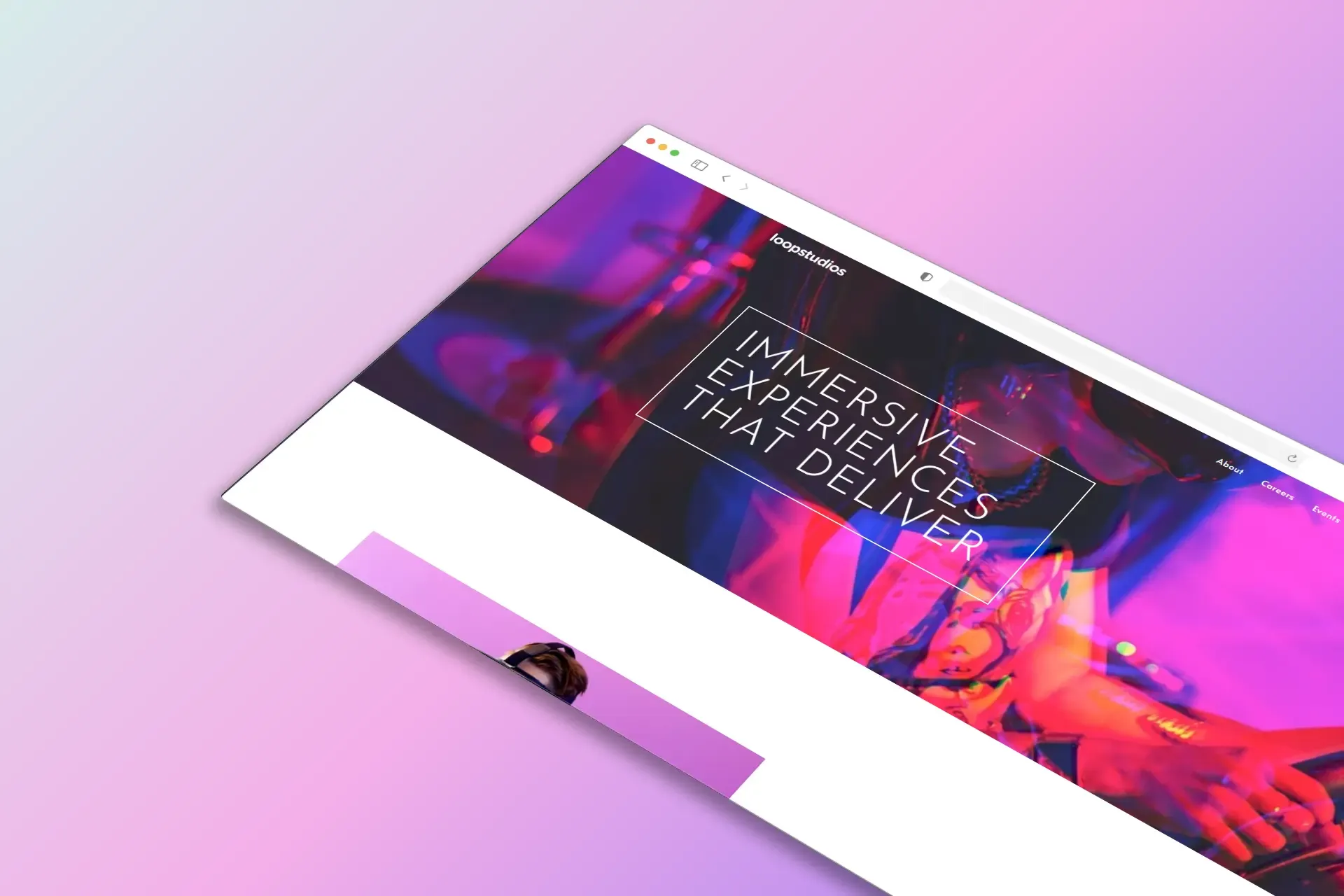 Loopstudios Landing Page project preview